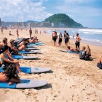 Spanish and Surfing San Sebastian