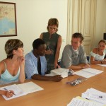 French Courses in Montpellier - Students in class