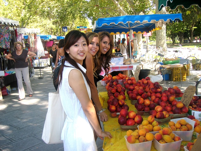 Market Visit - French Courses in Montpellier